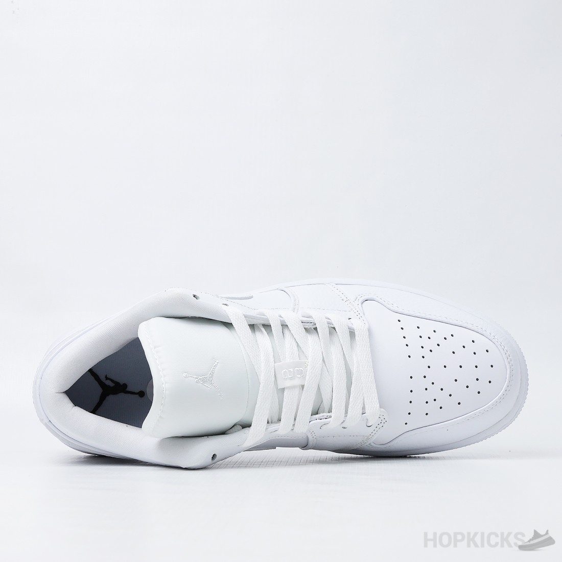 triple white tumbled leather